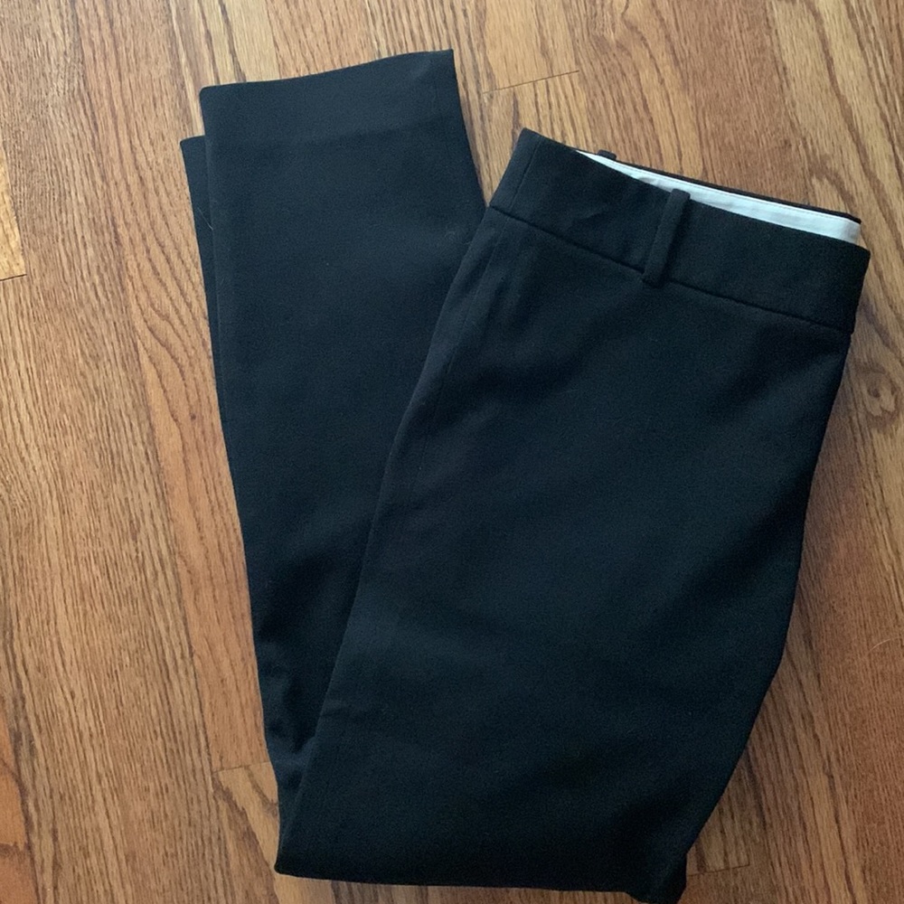J Crew, Black, size 4 side zip City fit pant in great condition